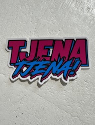 Sticker - Synthwave Tjena Tjena
