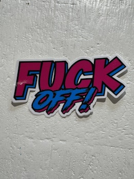 Sticker - Synthwave Fuck Off