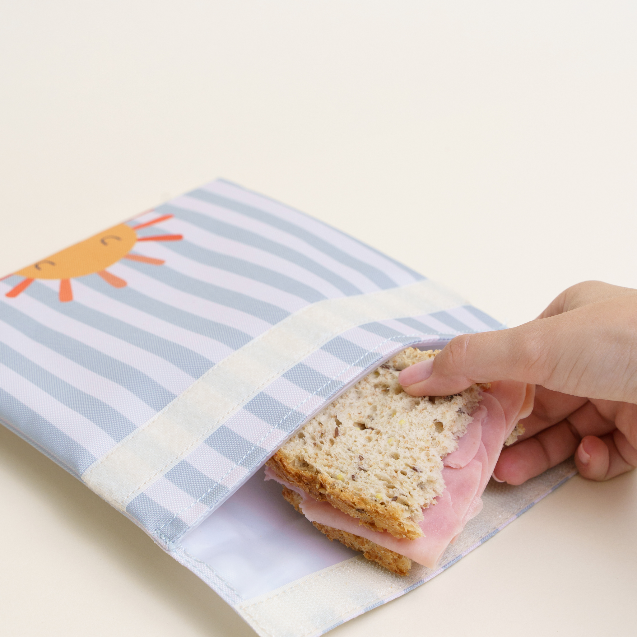 The Cotton Cloud Snack/Sandwich Bag Sunshine