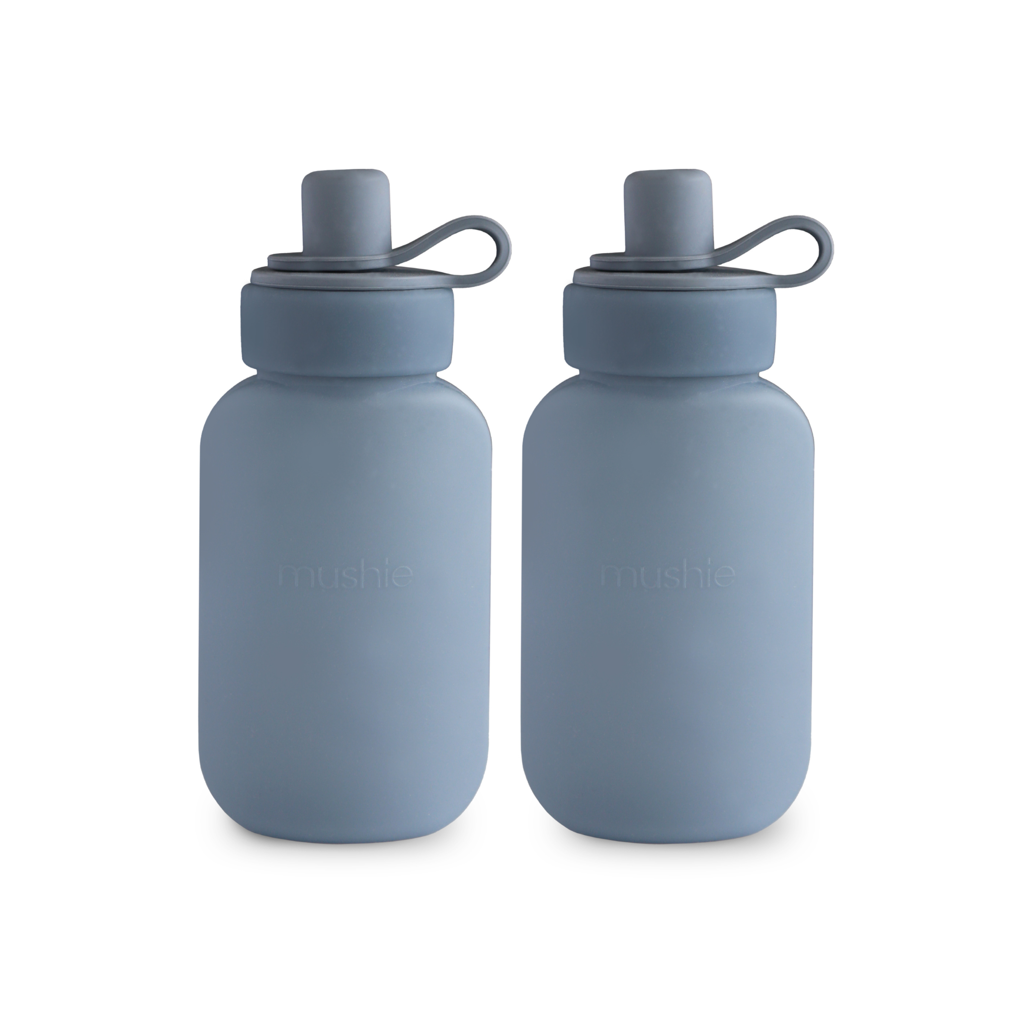 Mushie Återanvändbara klämmispåsar 2-pack Tradewinds