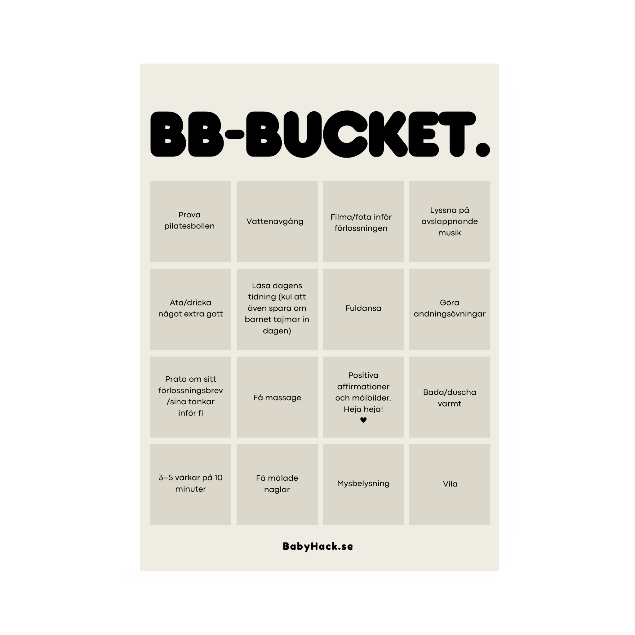 BB-bucket | Au naturel