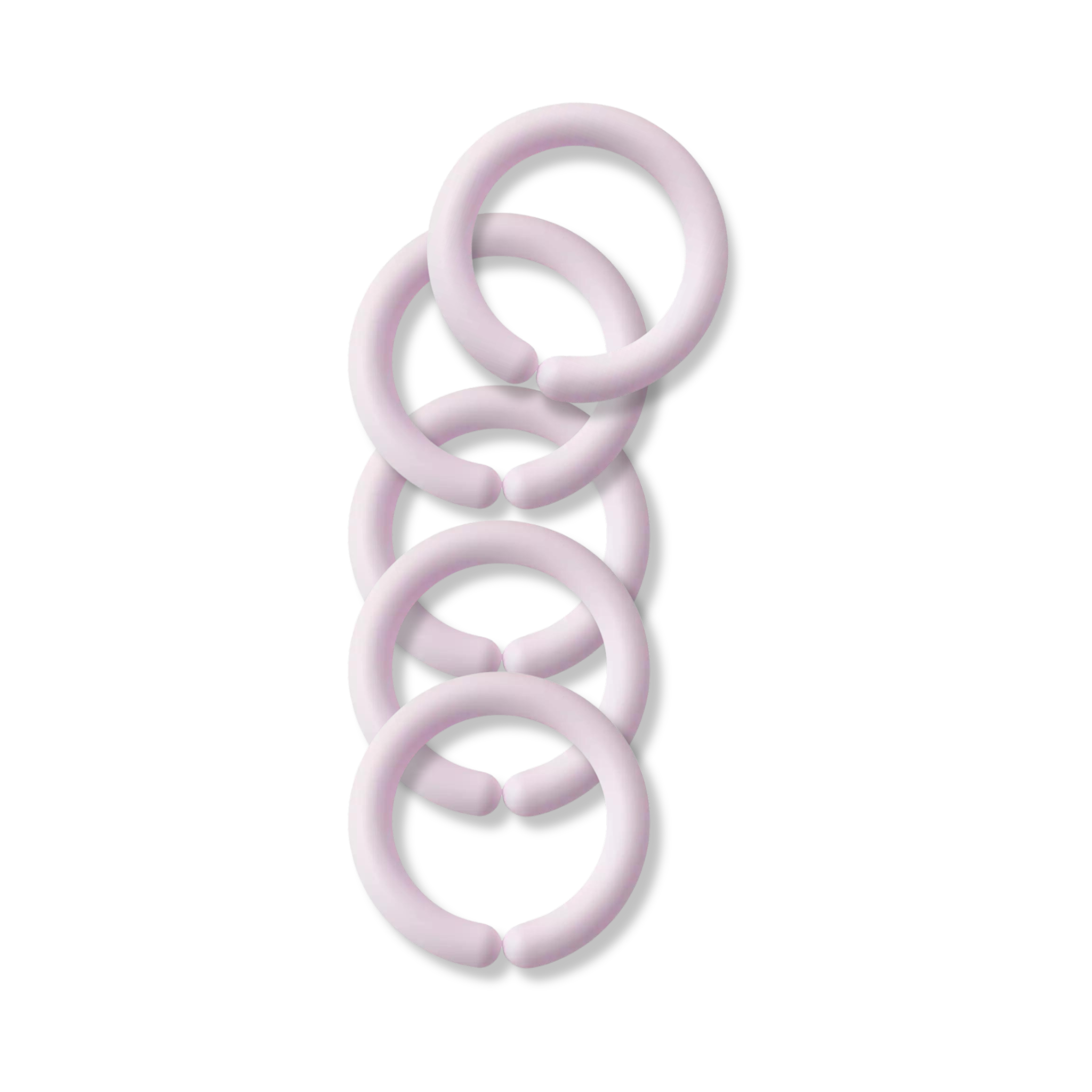 AddBaby Barnvagnsringar 5-pack Lila
