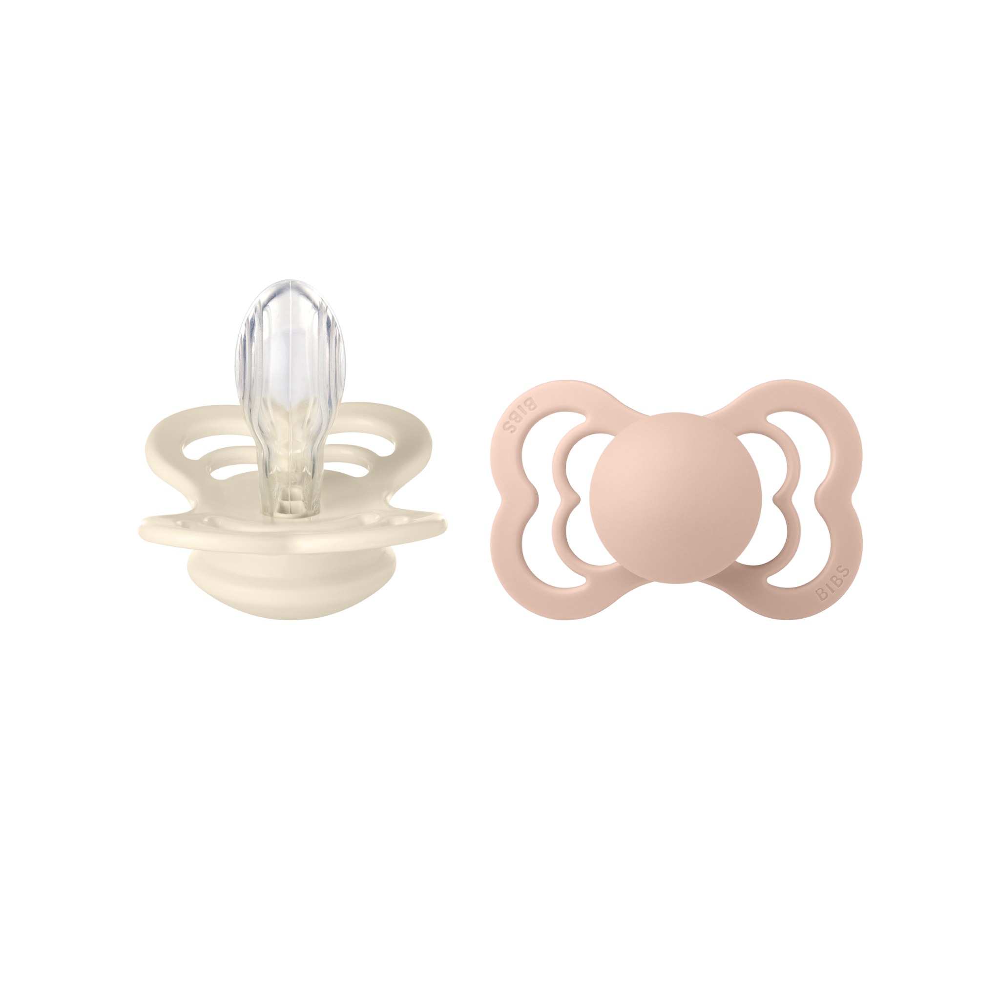 BIBS Supreme nappar Ivory/Blush 2-pack