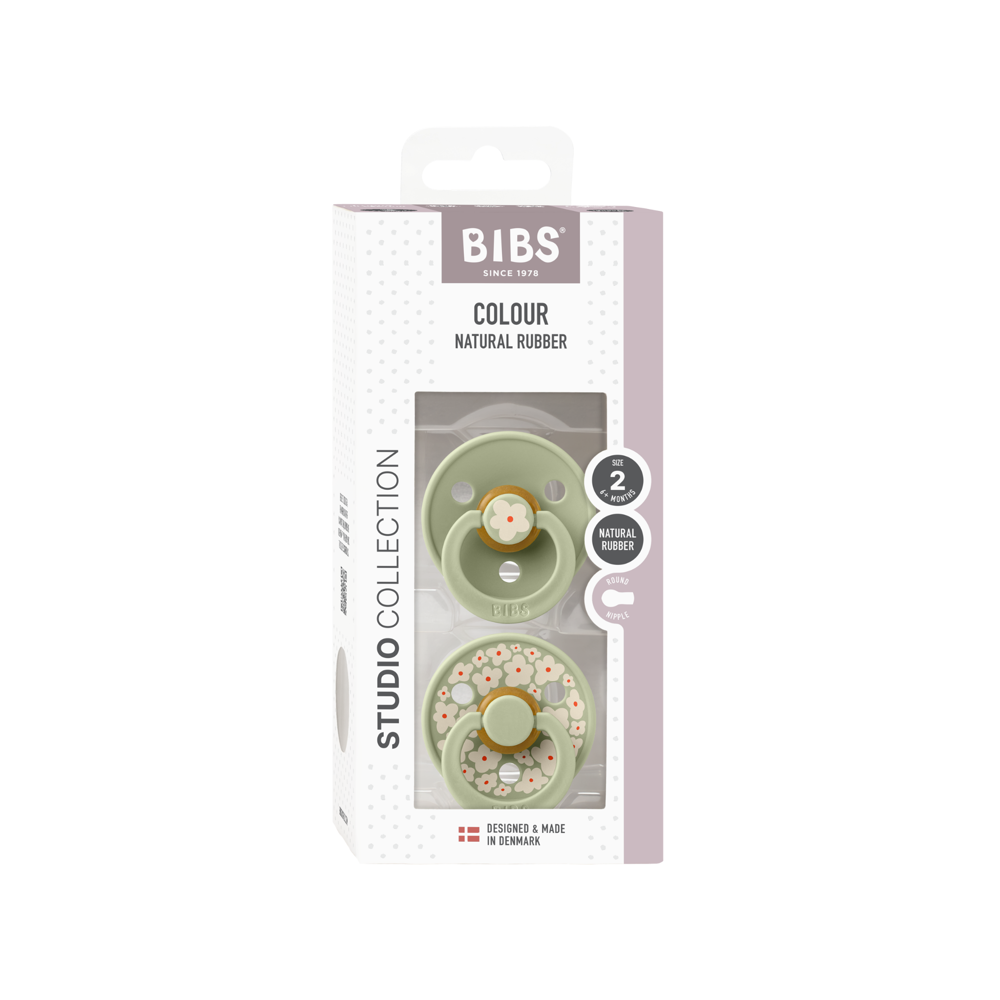 BIBS Studio Colour Latex Nappar Jasmine Sage Mix 2-pack