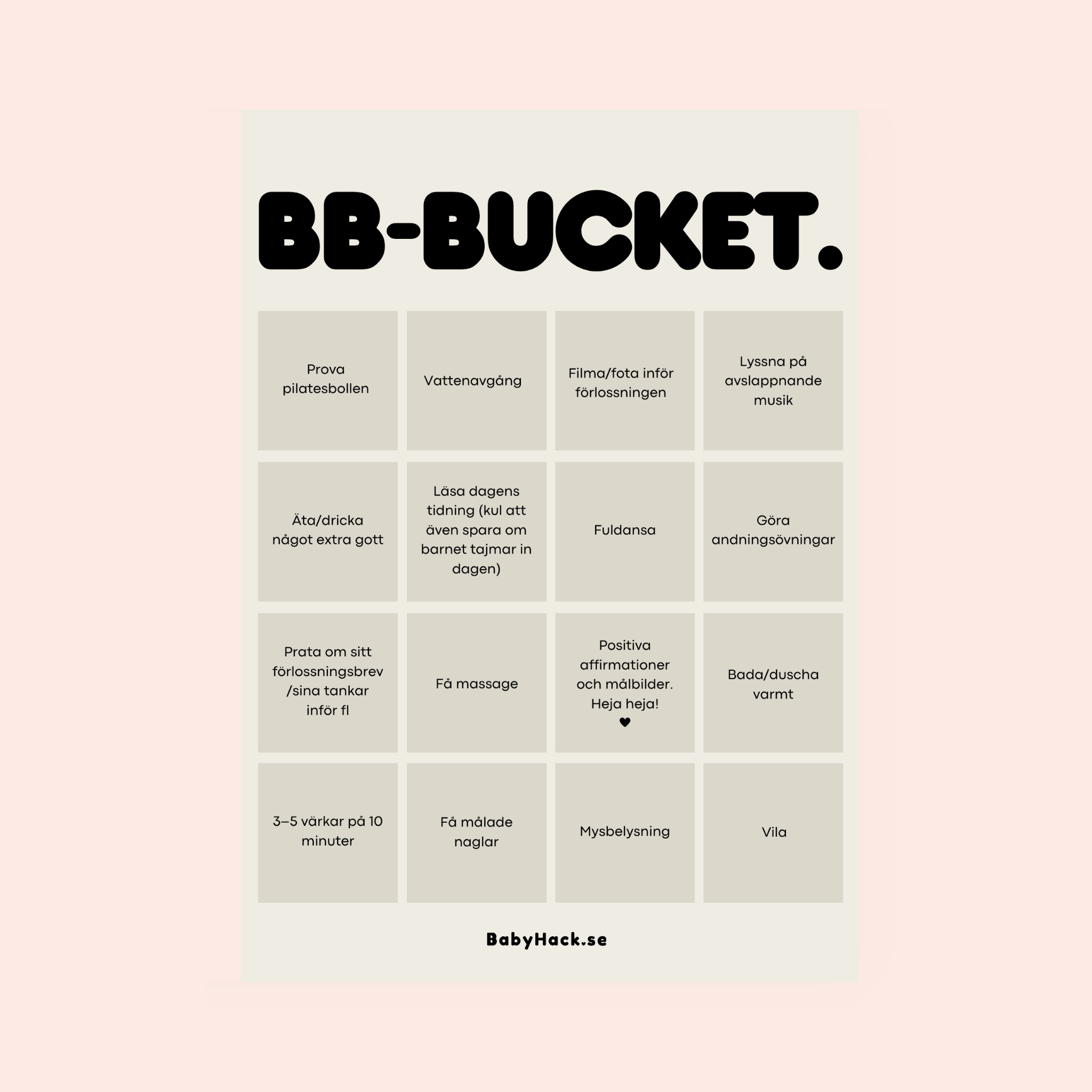 BB-bucket | Au naturel