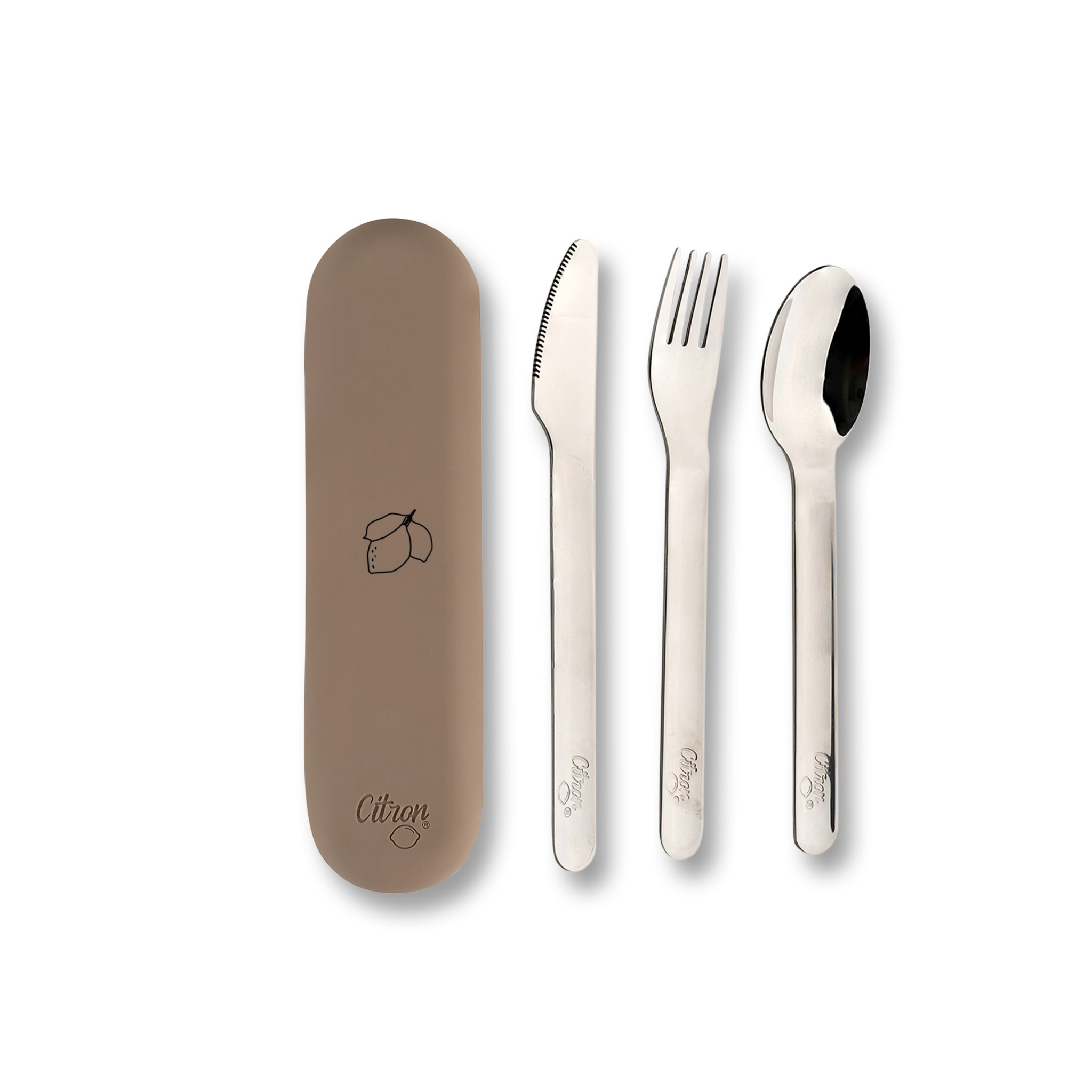 CITRON Bestickset med fodral Lemon