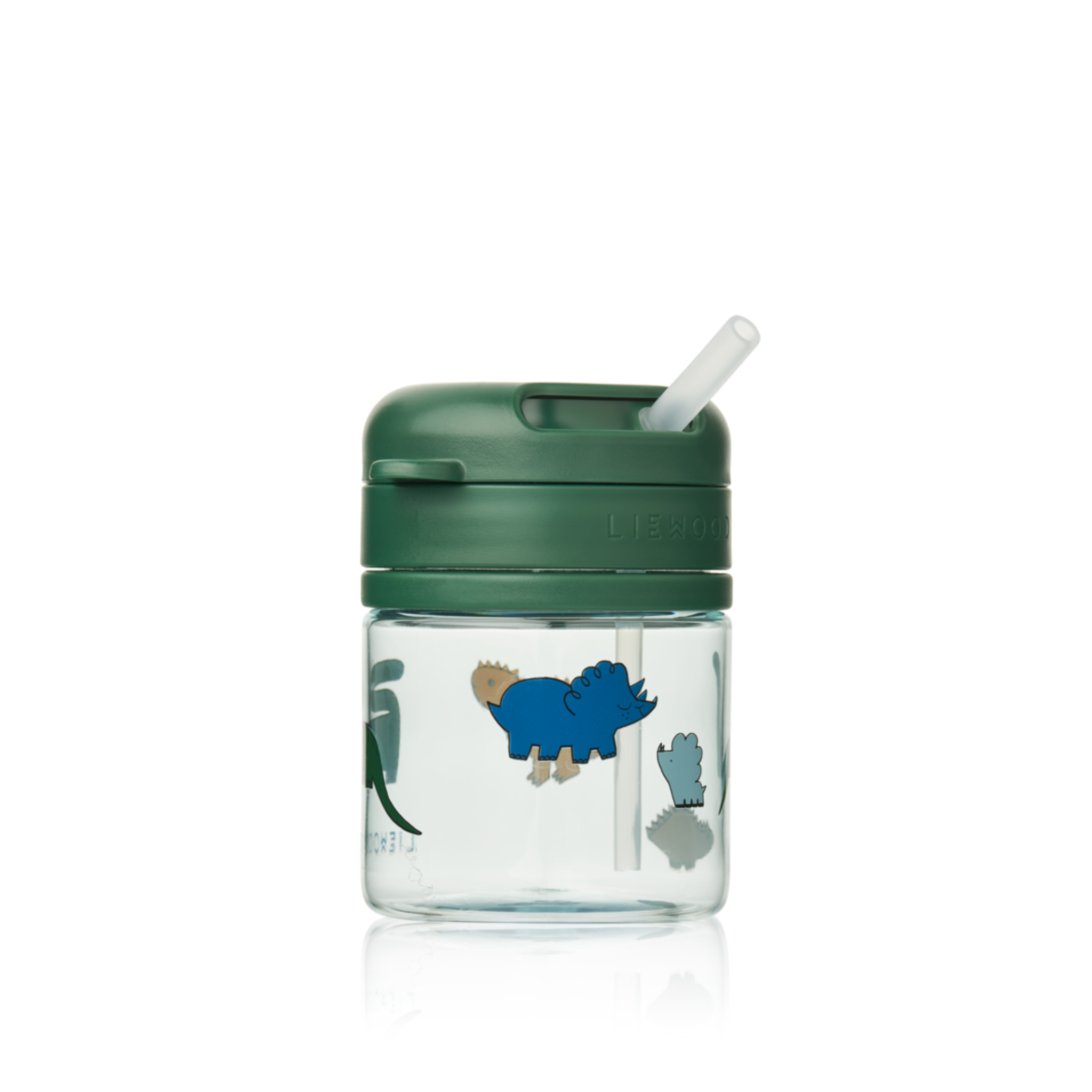 Liewood Pavia Tritan Sugrörsmugg 280 ml Dinosaurs/Mist