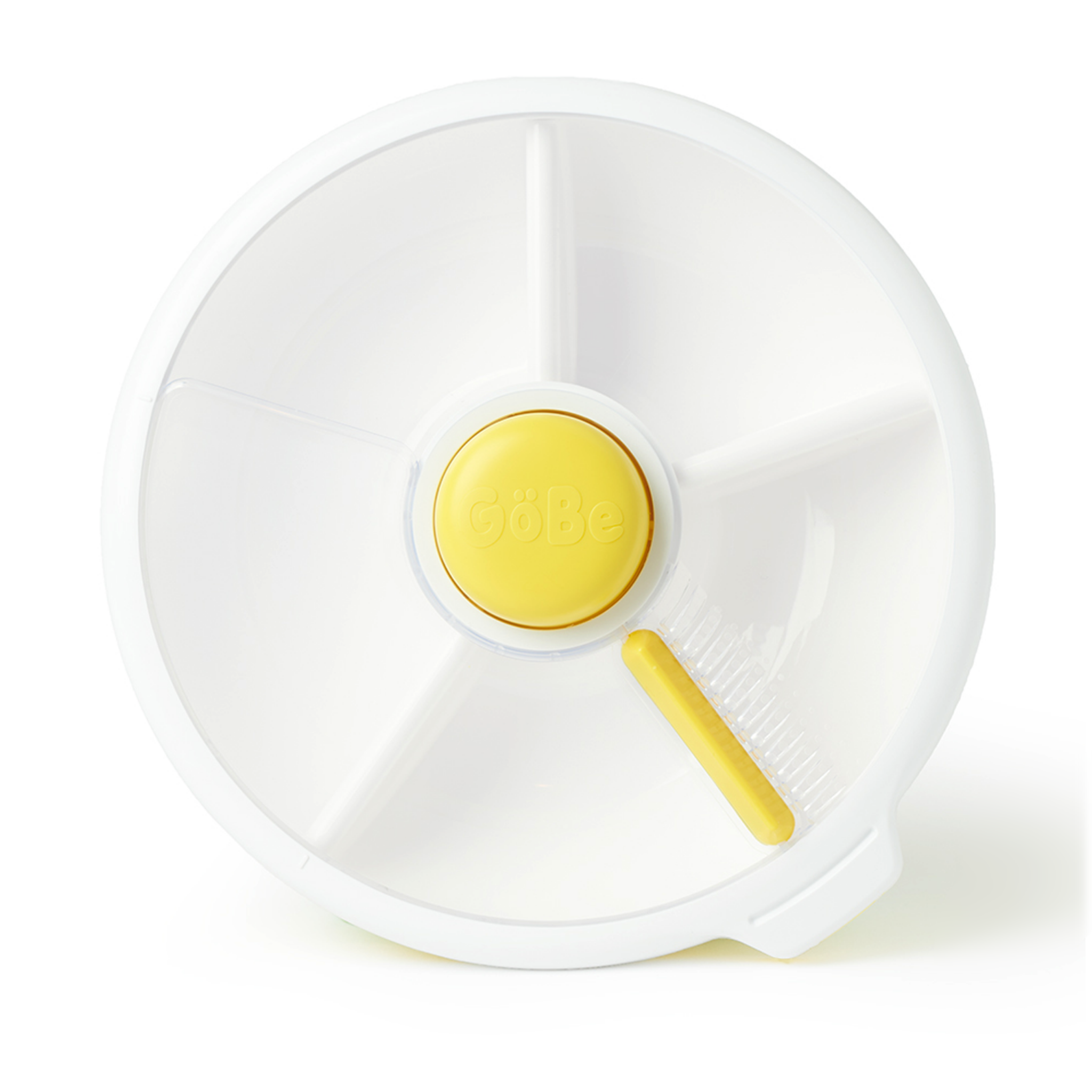 GöBe Kids Snack Spinner/Snack box Stor modell Gul