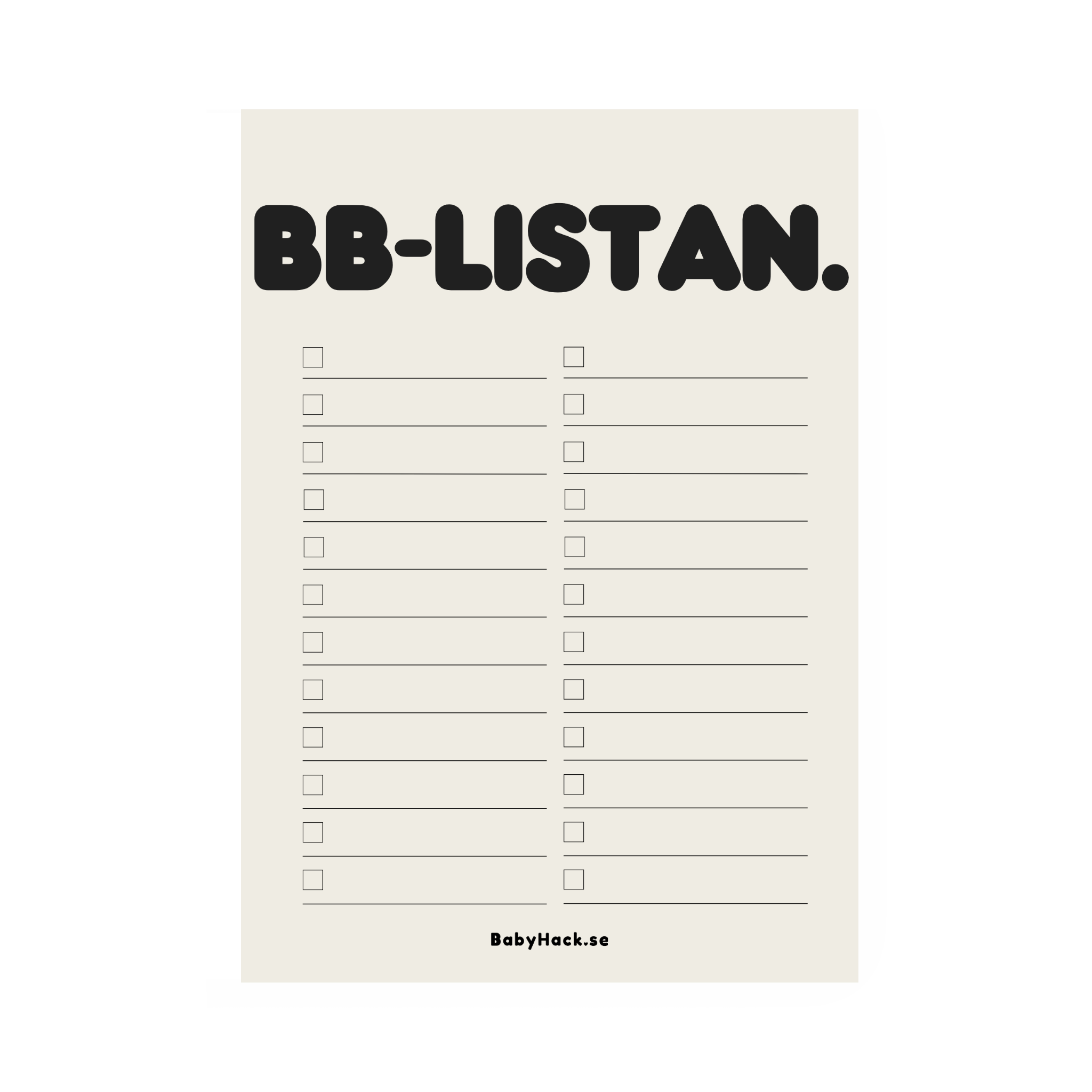 BB-listan | Au naturel