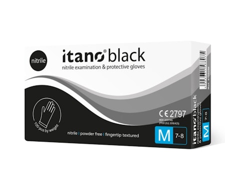 Nitrilhandske Itano Black 100-pack
