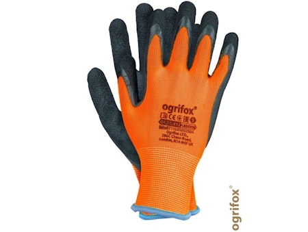 Ogrifox Arbetshandskar Latex belagda 12-pack
