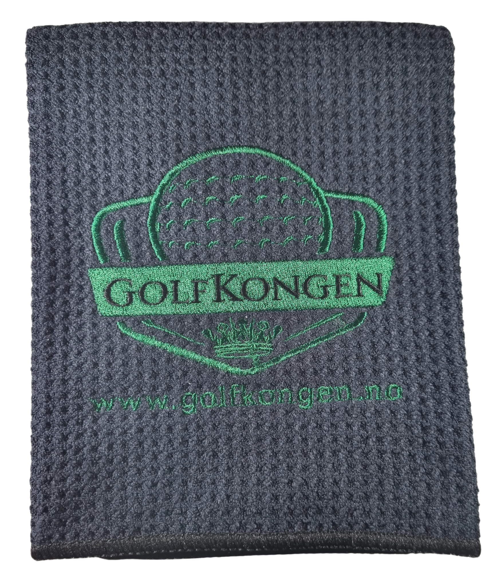 GolfKonges håndkle med karabinkrok