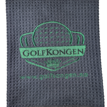 GolfKonges håndkle med karabinkrok