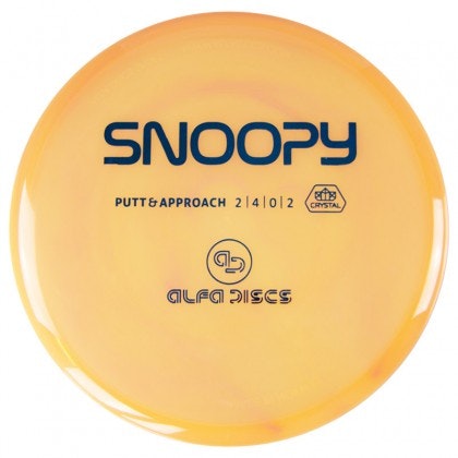 Crystal Line Putter Snoopy  Alfa Discs fra GolfKongen