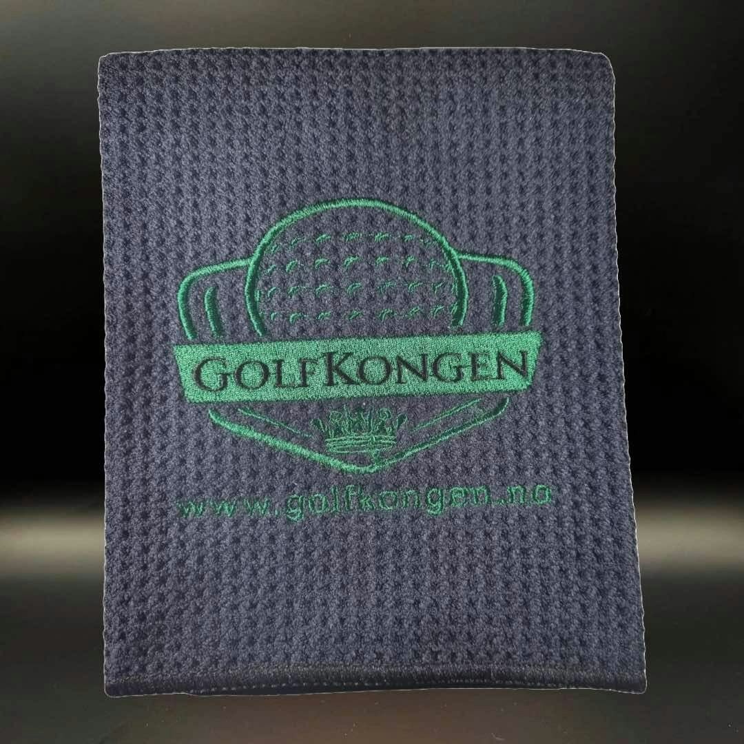 GolfKonges håndkle med karabinkrok