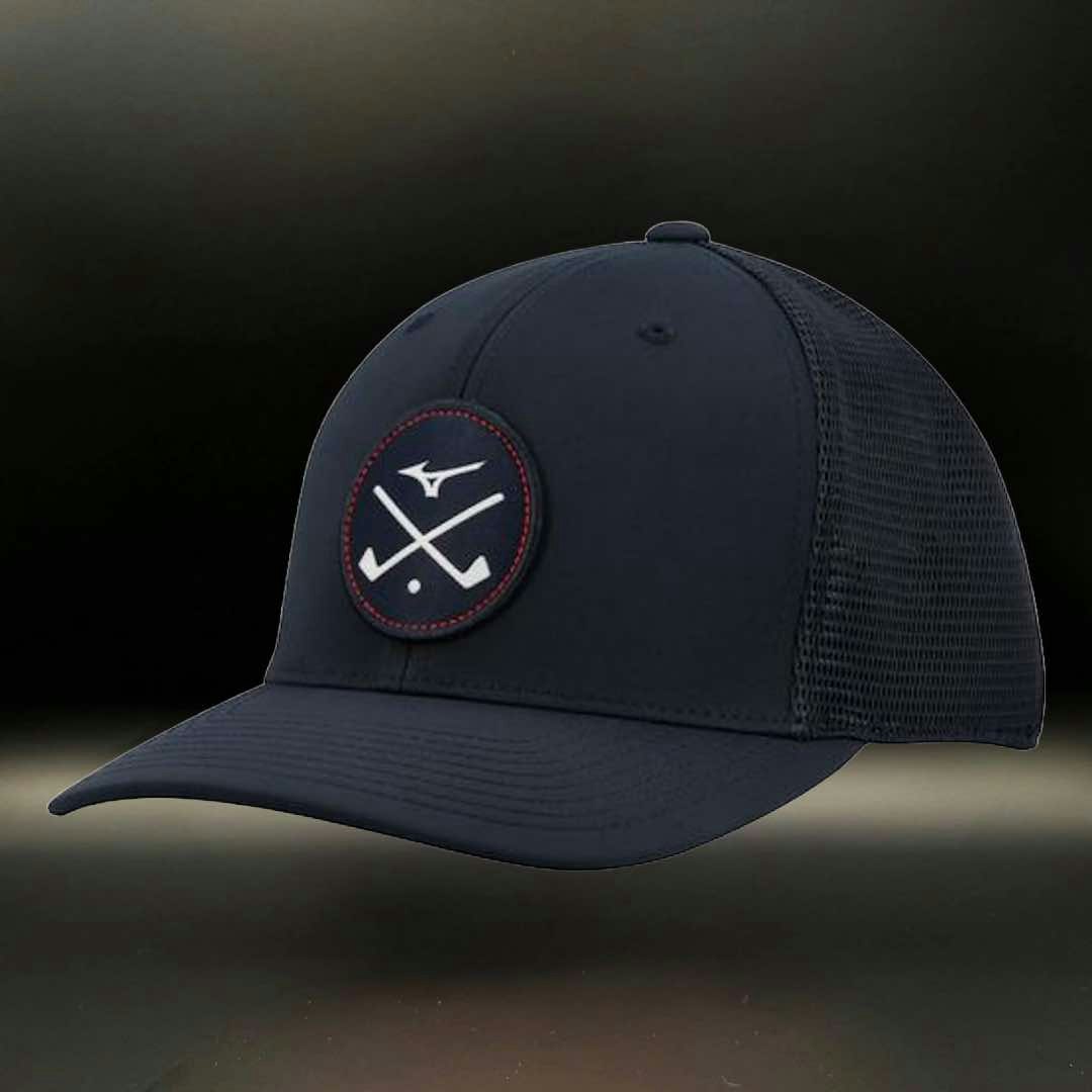 Mizuno Crossed Club Meshback Golf Hat