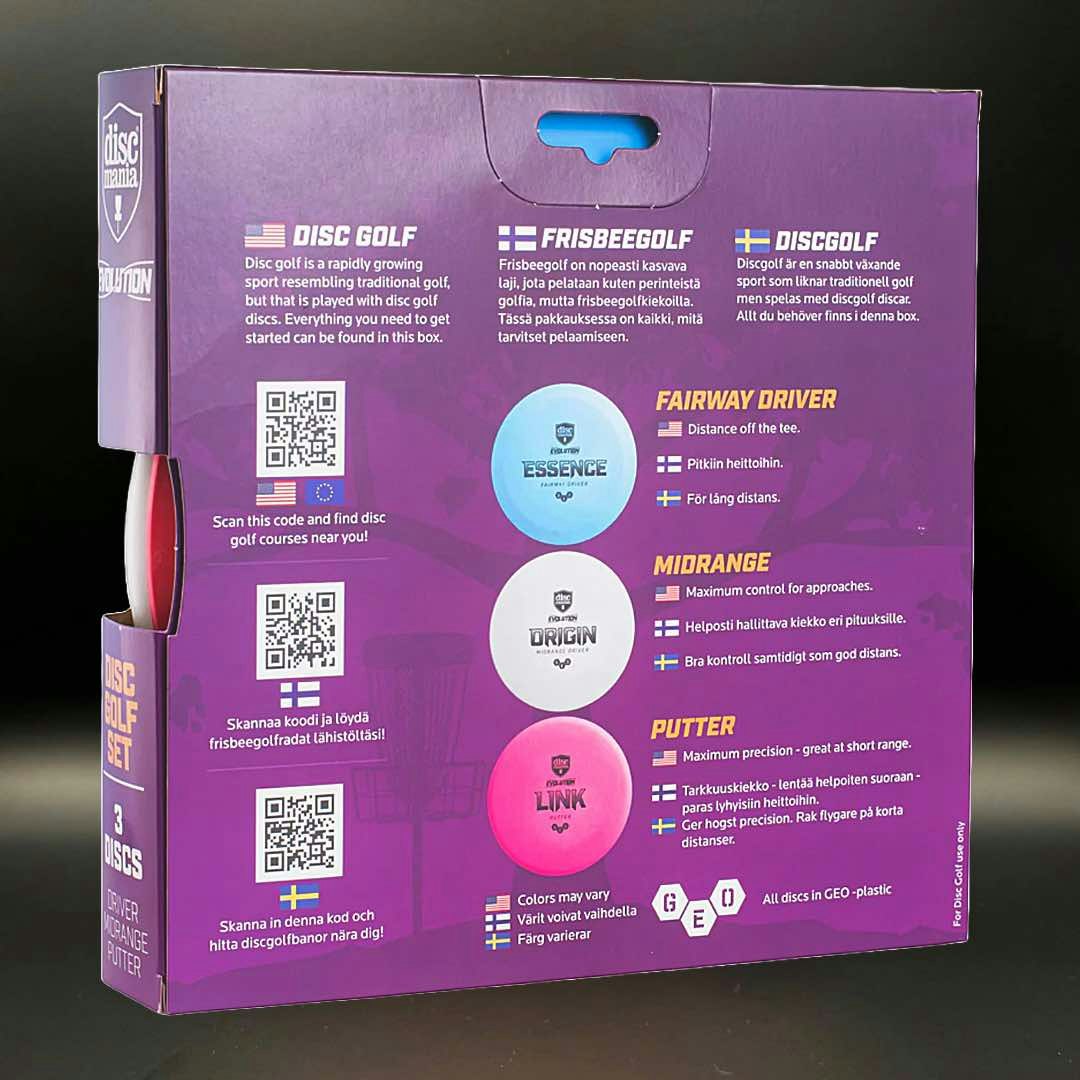 Evolution Disc Set – Perfekt for nybegynnere!