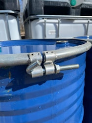 Stålfat med lock 200 liter