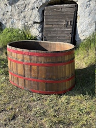 Vintage badkar av ek