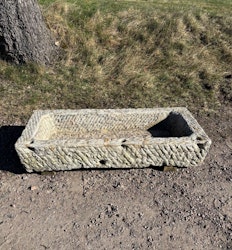 Stort kalkstenstråg 123x54cm