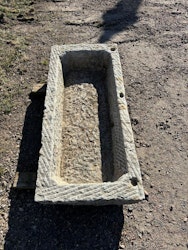 Stort kalkstenstråg 123x54cm