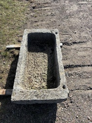 Stort kalkstenstråg 114x56cm