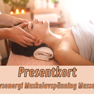 Presentkort - Livsenergi Massage 50min