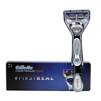 Gillette Fusion ProGlide Power First Real Rakhyvel + 1 Rakblad