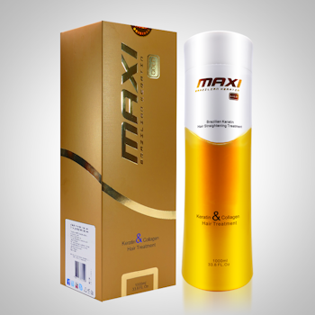 Maxi Brazilian Gold Keratin Hair Treatment (Finns i 250ml & 1000ml)