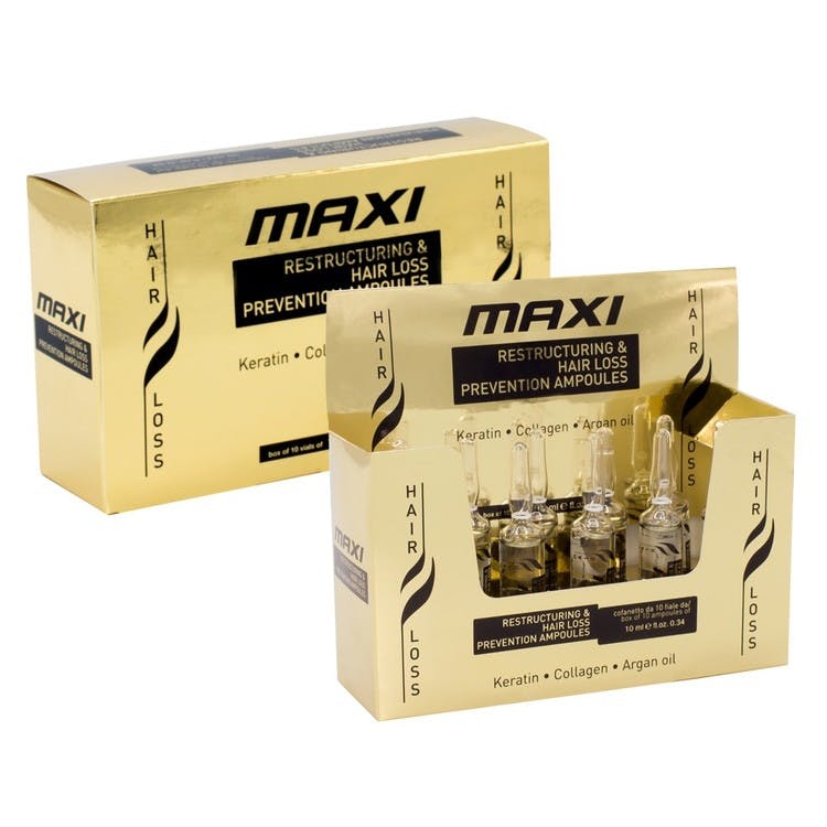 Maxi, Ampoules Restructuring And Hair Loss Prevention 10x10 ml