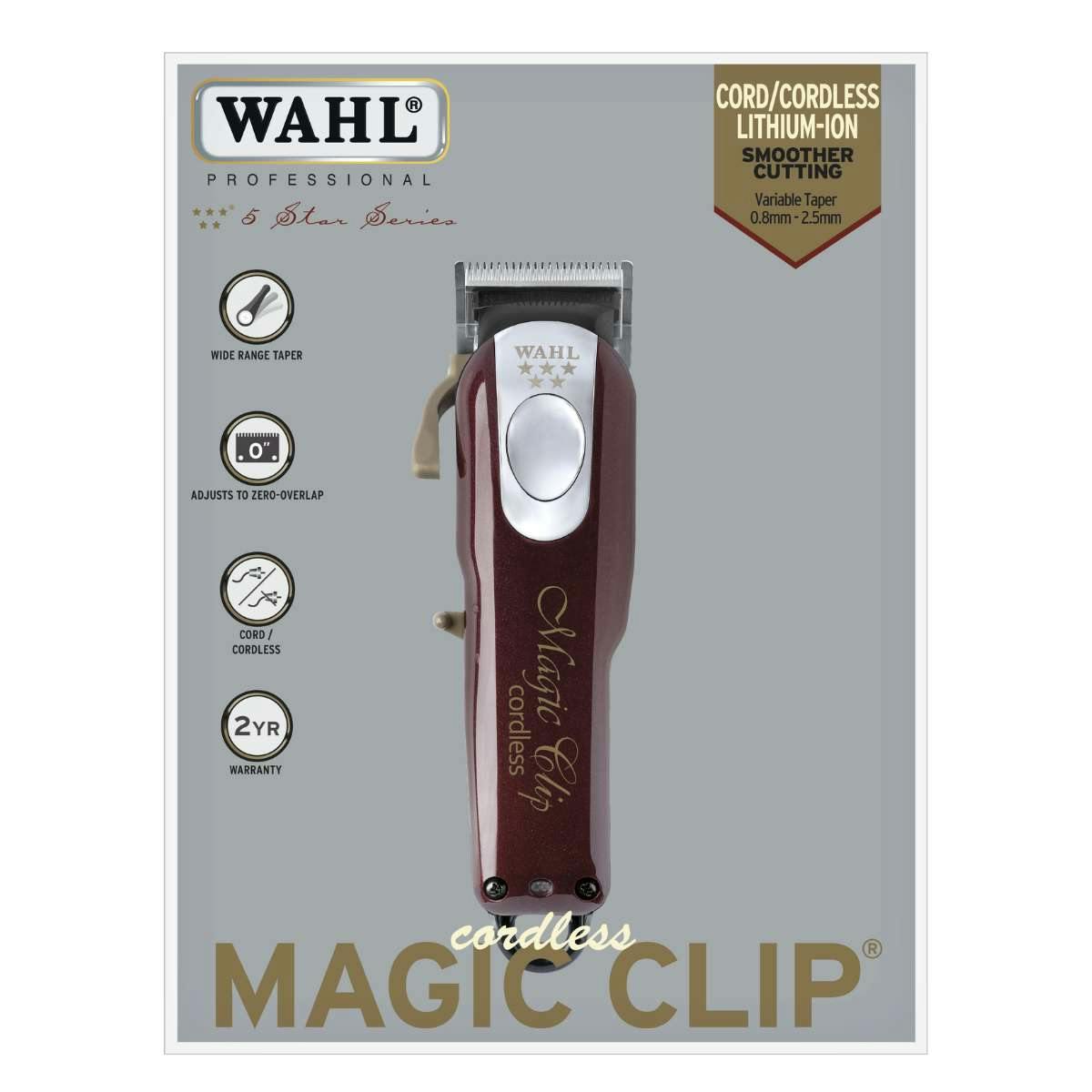 Wahl 8148-016 5 Star Magic Clip Cordless