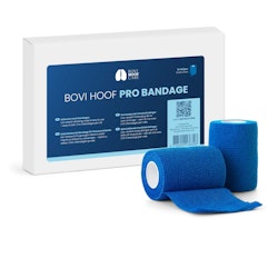 Bovi Hoof Pro Bandage 9 cm x 6 m - Blå - 12 stk.