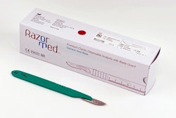 Razormed Skalpell med Håndtak nr. 22 / 10 stk.