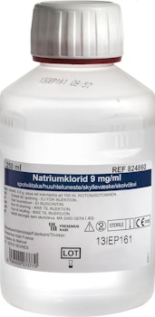 Natriumklorid NaCl, Versylene 9 mg/ml, 250 ml, 12 stk.