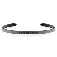 DANIEL SWORD | Armband | I am enough - Space Grey
