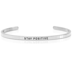 DANIEL SWORD | Armband | Stay positive - Steel