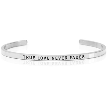 DANIEL SWORD | Armband | True love never fades - Steel