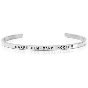 DANIEL SWORD | Armband | Carpe Diem - Carpe Noctem - Steel