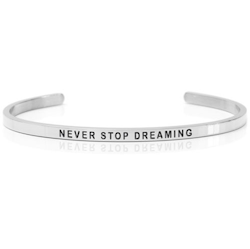 DANIEL SWORD | Armband | Never stop dreaming - Steel