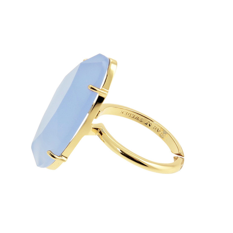STAR OF SWEDEN | Ring | 18K Guld| Light Sapphire Blue