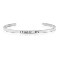 DANIEL SWORD | Armband | I choose hope - Steel