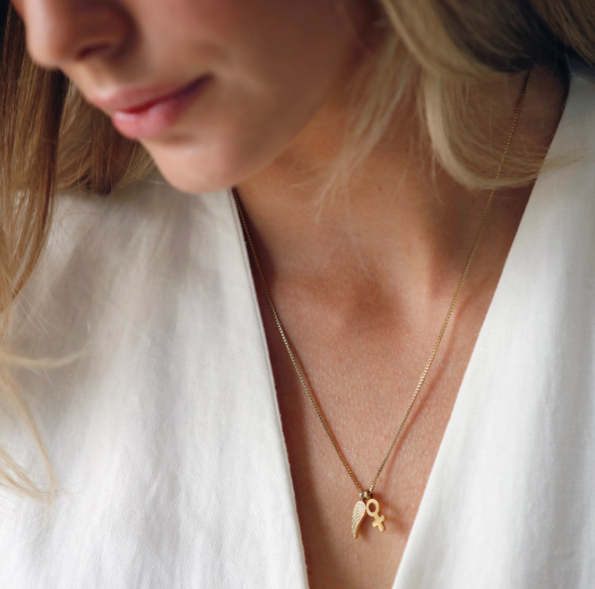 BUD TO ROSE | Halsband | Wing Woman Gold