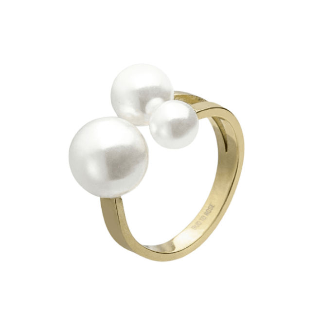 BUD TO ROSE | Ring | Brea Pearl Gold