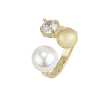 BUD TO ROSE | Ring | Ice Pearl Gold