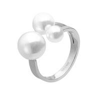 BUD TO ROSE | Ring | Brea Pearl Silver