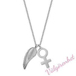 BUD TO ROSE | Halsband | Wing Woman Large Steel