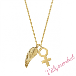 BUD TO ROSE | Halsband | Wing Woman Large Gold