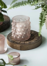 LJUSLYKTA BUBBLOR ROSA