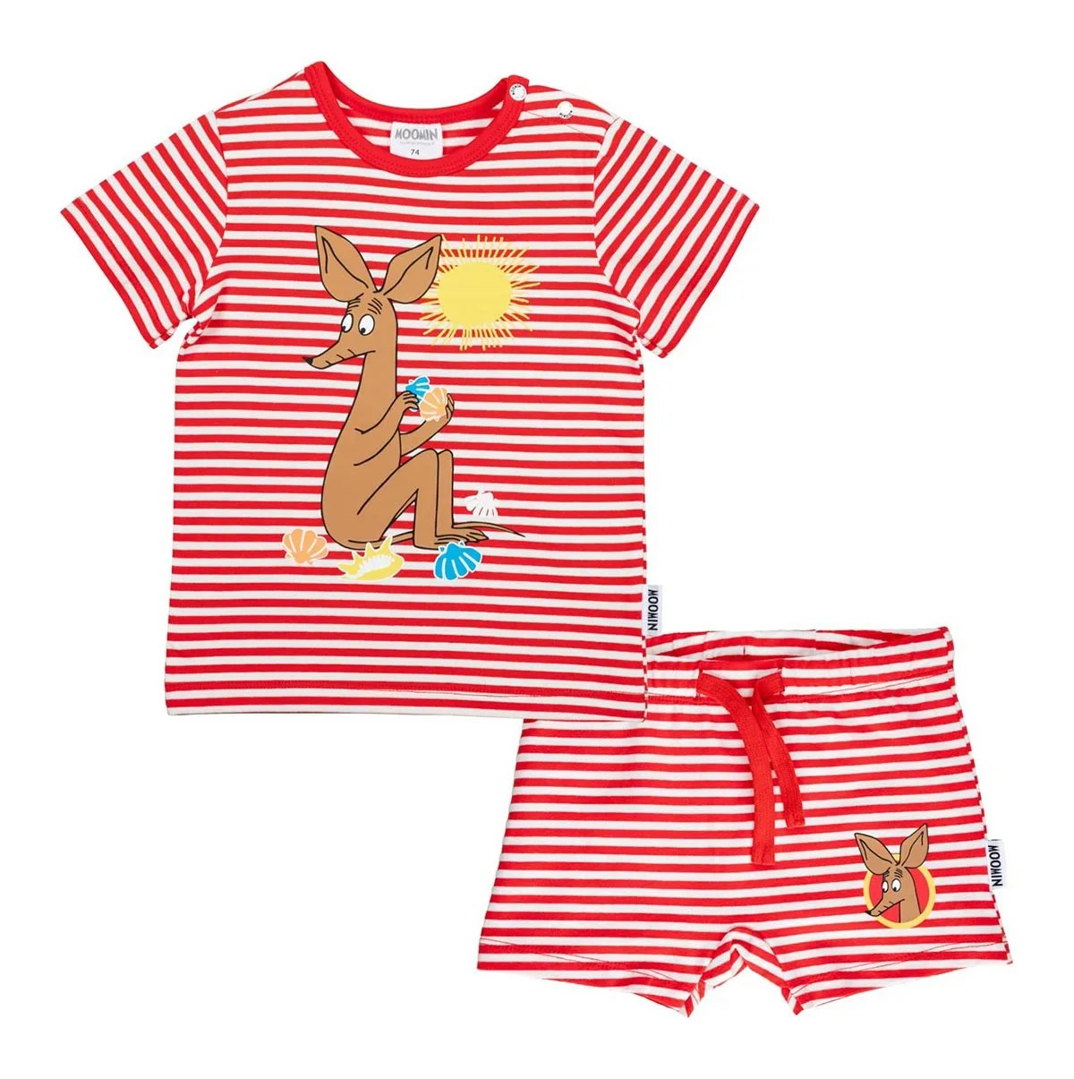 MUMIN SNIFF SET RÖD