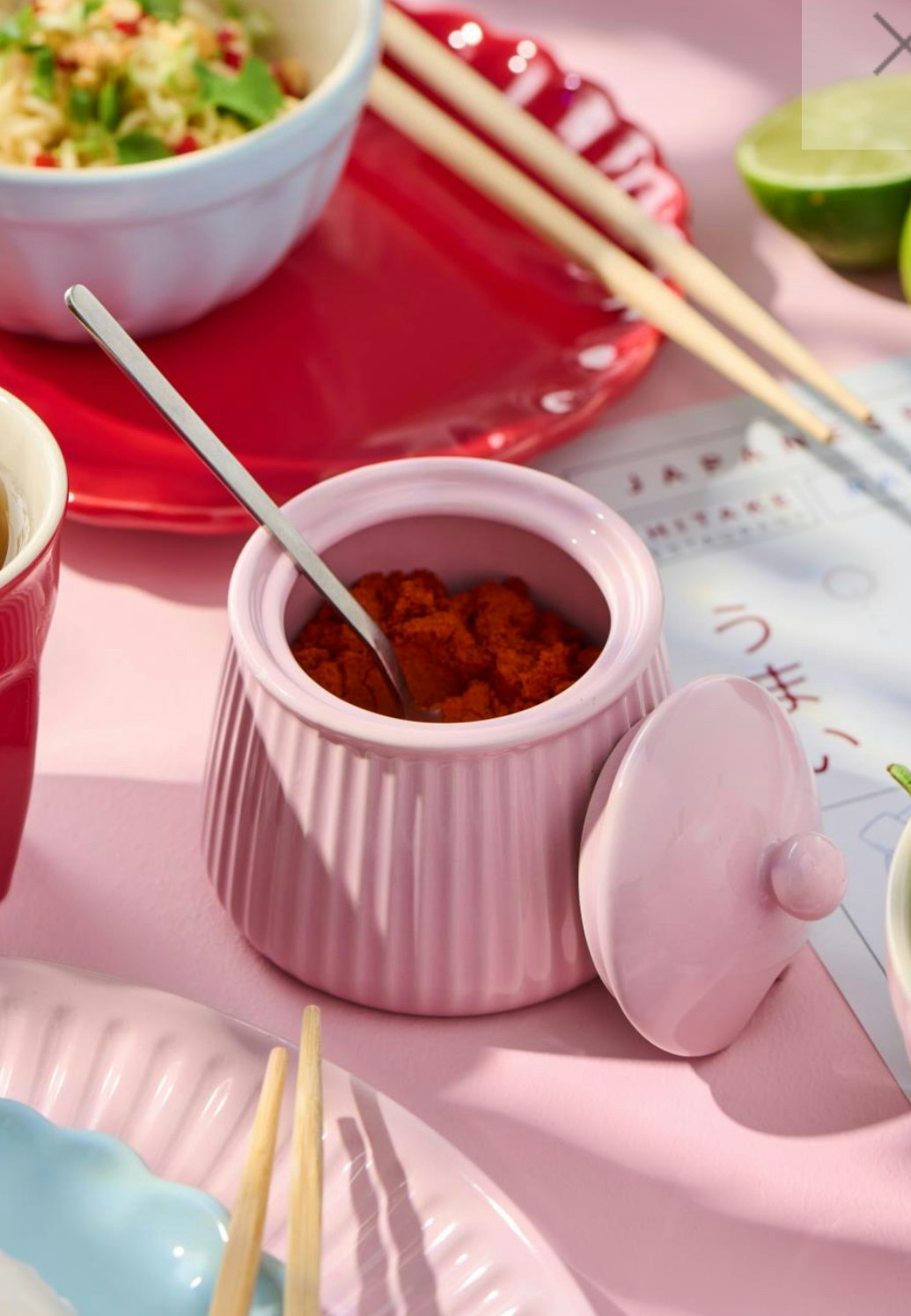 SOCKERSKÅL MYNTE IB LAURSEN ROSA & BEIGE